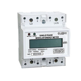 Multi Function CT Three Phase KWH Meter , Multi Tariff 1P Smart KWH Meter